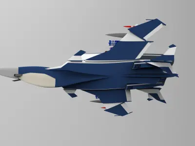 Dw-95 Aircraft model 3D model