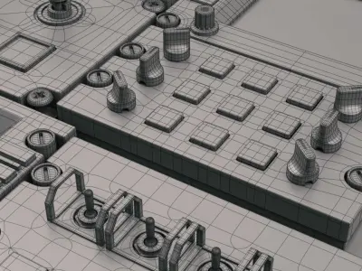 Cockpit Elements 3D model