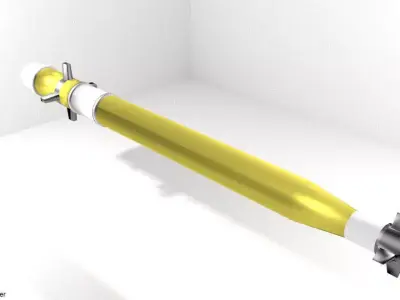 Rocket Launcher - Projectile - Stinger Warhead 3D model