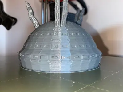 Space Ship Cup Free 3D print model