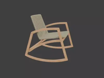 laforma rocking chair 3D model