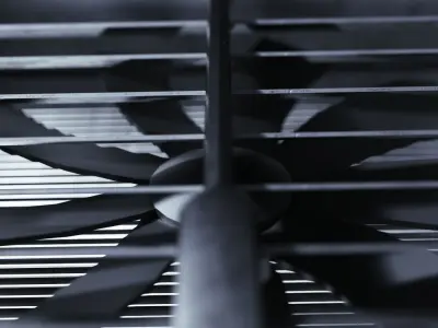 Sci-Fi Metal Ventilation Shaft Low-poly 3D model