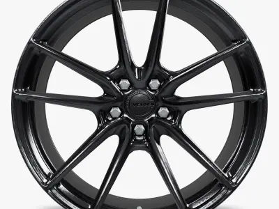 Velgen Wheels Lightweight Series VF5 Wheel Gloss Gunmetal Low-poly 3D model