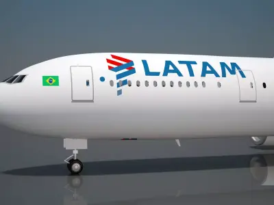 Latam Airlines Boeing 777 ER 3D model