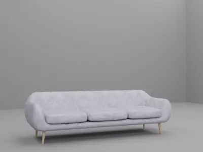 Cosy comfy couch sofa great for Loft Free 3D model