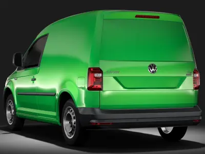 Volkswagen Caddy Panel Van L1 2017 3D model