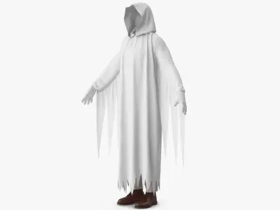 Hooded Costume 11 3D model