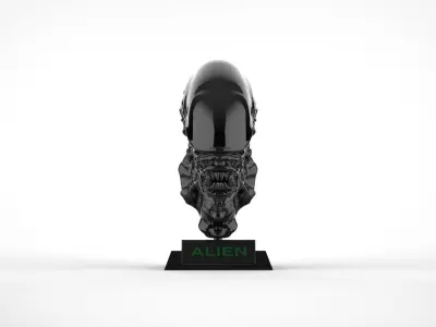 Alien Xenomorph Bust 3D print model