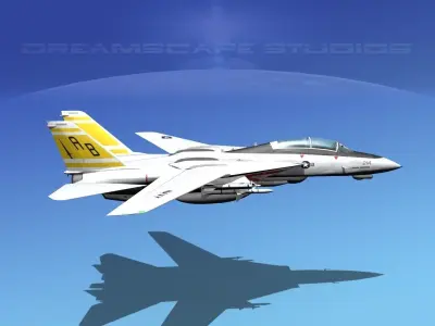 Grumman F-14D Tomcat T07a VF-32 3D model