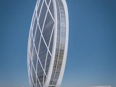 Aldar Headquarters Building Low-poly 3D model