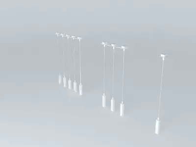 modern chandelier Free 3D model buy