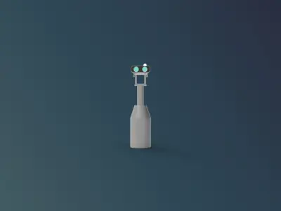 BINOCULAR MILITARY 3D print model