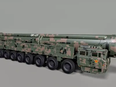 DF-61 Missile 3D model