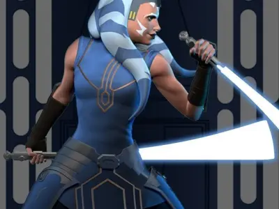 Ahsoka Tano - Clone Wars ashoka 3D print model