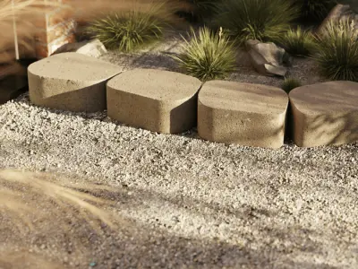  Luna North Creek Concrete Paver Brick Models 
