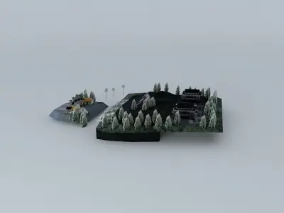 Gate Of Cheng Ching Lake, Kaohsiung, Taiwan Free 3D model