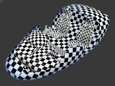 Car missile future v2 3D model