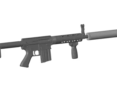 RIFLE ar - 3D model