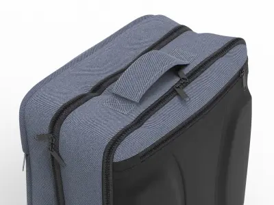 Travel Bag Low-poly 3D model