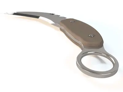 WARRIOR KNIFE Low-poly 3D model