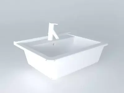 starck 3 sink Free 3D model