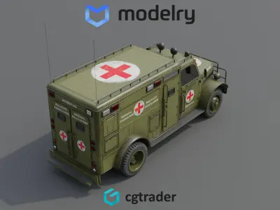Medical Vehicle 3D model
