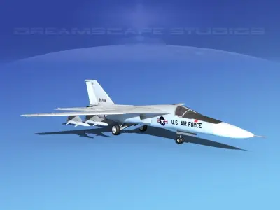 General Dynamics F-111 Aardvark V04 3D model