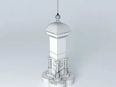 Public Weather Station Free 3D model