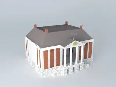 Town House Groningen Free 3D model