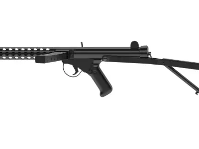 Sterling submachine gun 3D model
