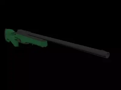 SAKO TRG 42 Sniper rifle Free low-poly 3D model