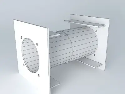 Flue Collar Free 3D model