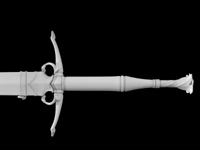 Dragons sword 3D model
