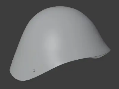 Greek Army M34 Helmet  Low-poly 3D model