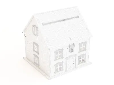 House wooden toy 3D model