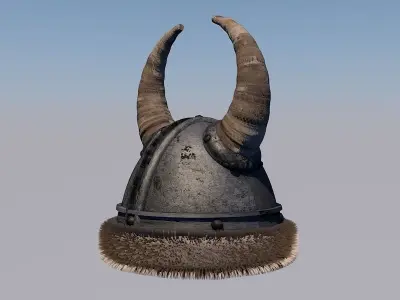 Barbarian hamlet 3D model