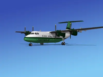 Dehavilland DHC-7 Montana Air 3D model