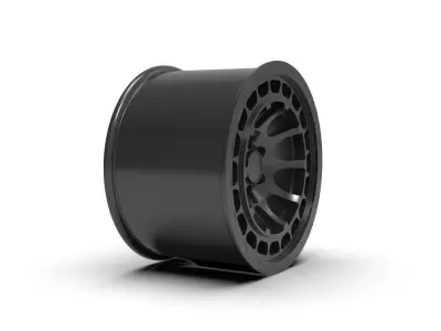 black rhino wheel rim 3D print model