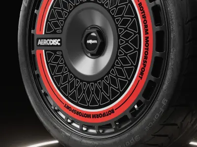BF Goodrich g-Force Sport COMP-2 Tire Real World Details 3D model