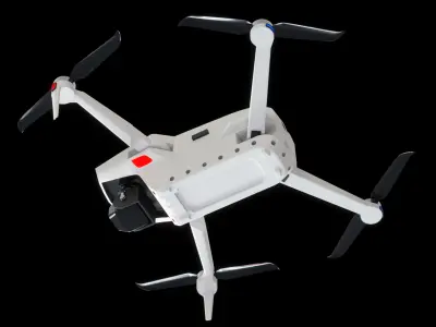 drone model dji phantom quadcopter 3D model