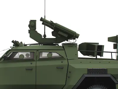 Generic MRAP Tkhir Starstreak 2022 3D model