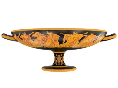 Kylix - Ancient Greek Pottery 3D model