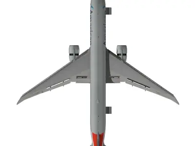 Boeing 777-300ER American Airlines 3D model