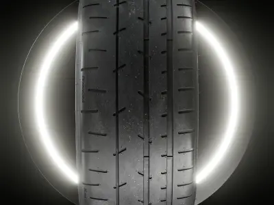 Nankang SemiSlick Sportnex CR1 315 30 R18 3D model