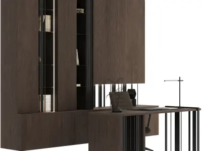Workplace 002 3D model purchase