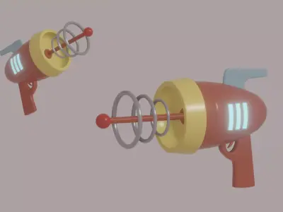 Laser Pistol 3D model