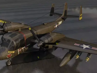 Grumman OV-1 Mohawk 3D model