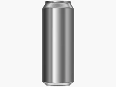 Standard Aluminum Can 500ML 3D model