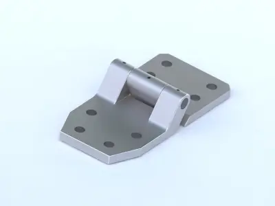 Steel Hinge Free 3D print model