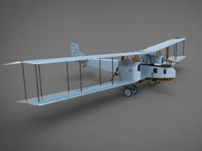Gotha G IV 3D model
